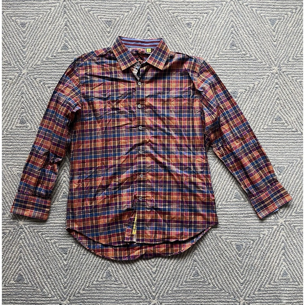 Robert Graham Long Sleeve Flip Cuff‎ Button Shirt - Large - Multicolor